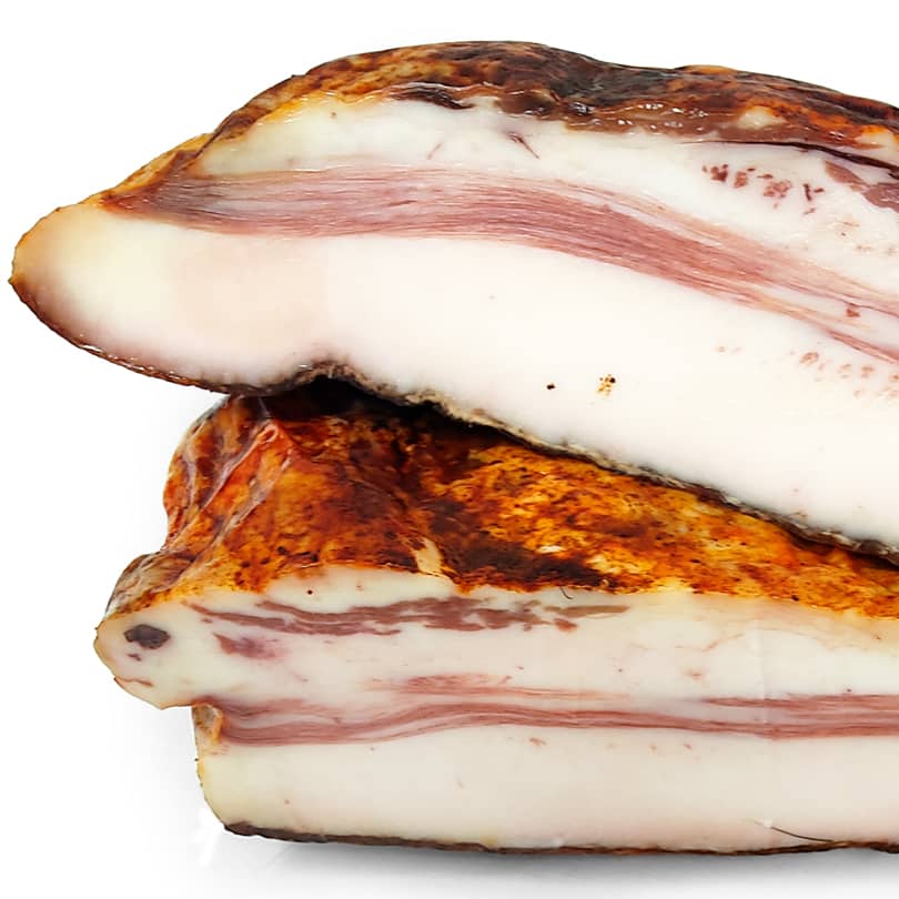 Papada ibérica adobada y curada